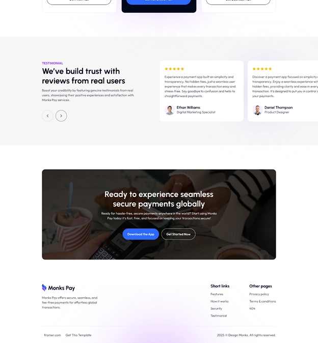 Landing Pages template 2